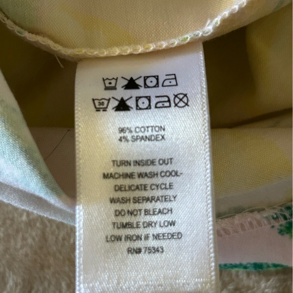 Cynthia Rowley Pink Yellow Lemon Print Shift Dress sz 8 - Picture 8 of 8